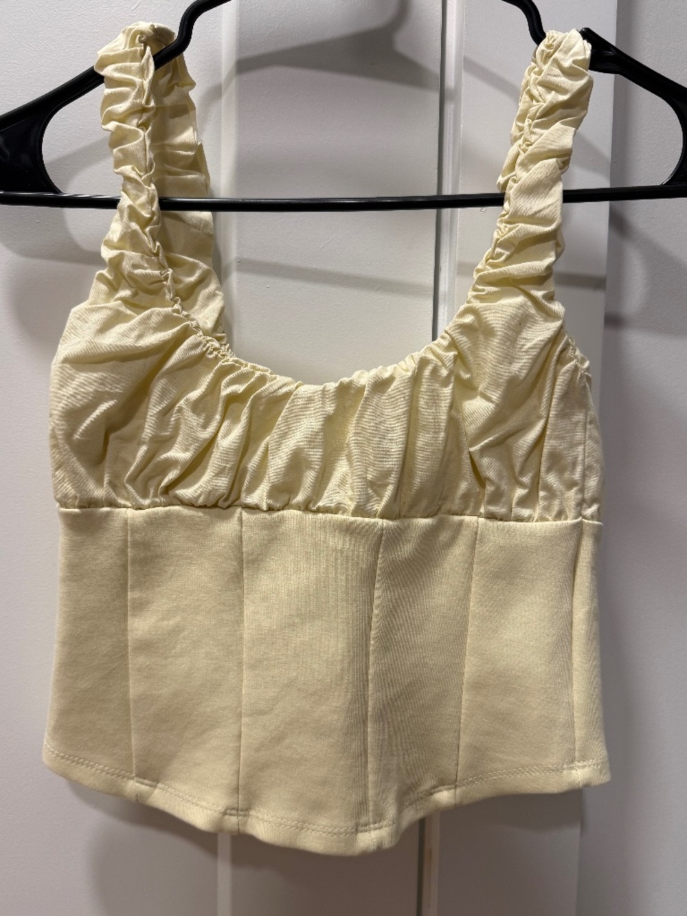 Yellow Zara tank